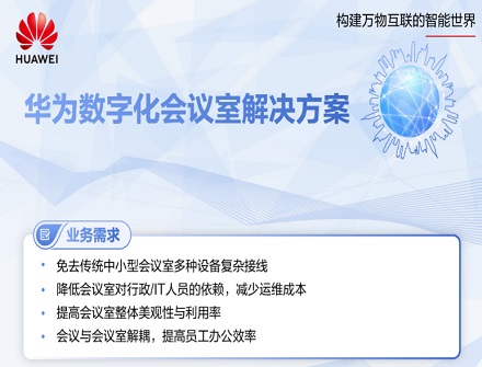 华为数字化会议室解决方案